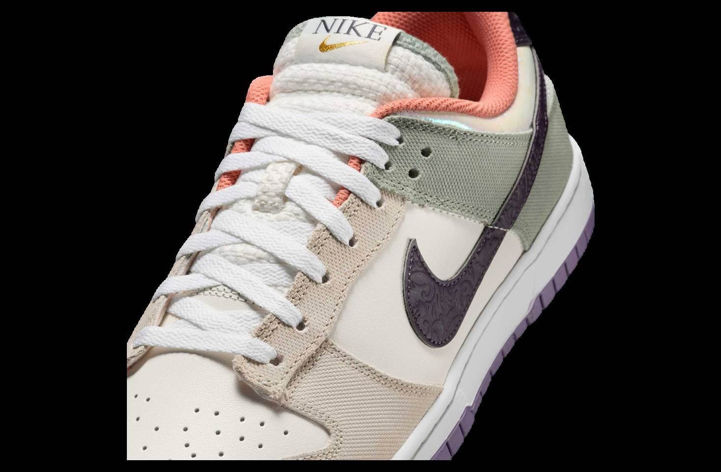 Nike Dunk Low Floral Swoosh release photo 7