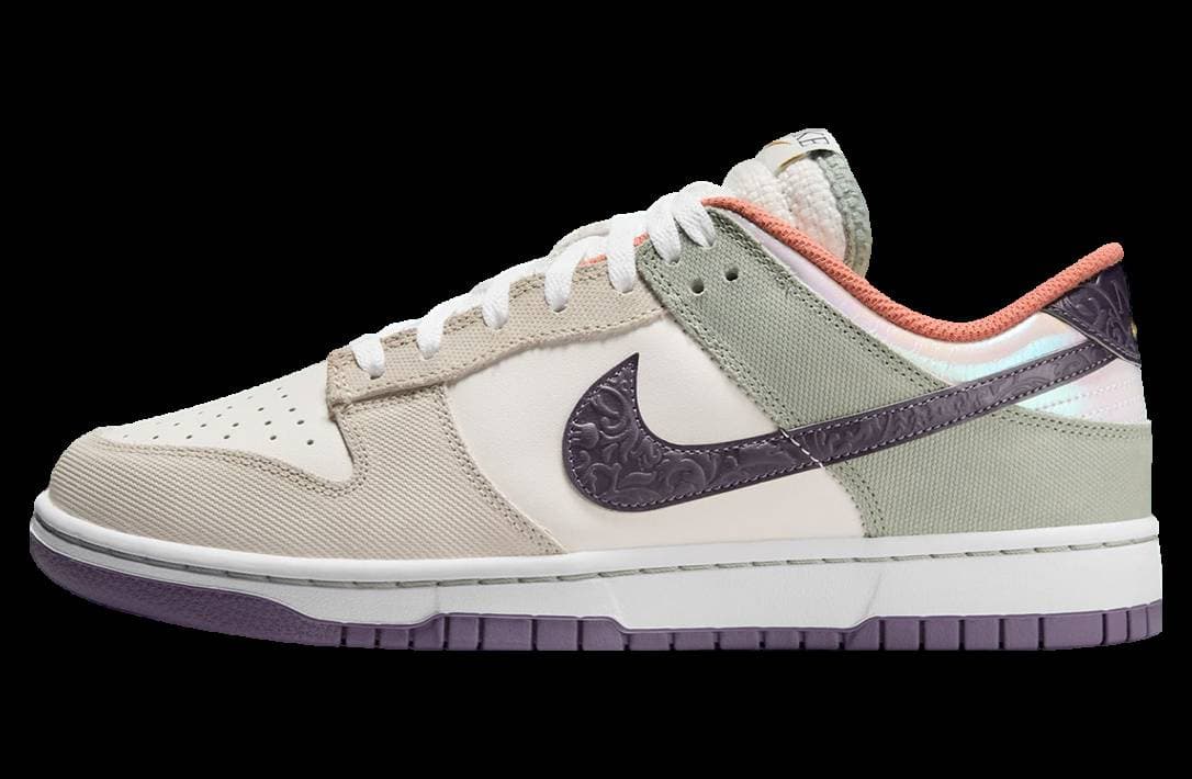 Nike Dunk Low Floral Swoosh release photo 1