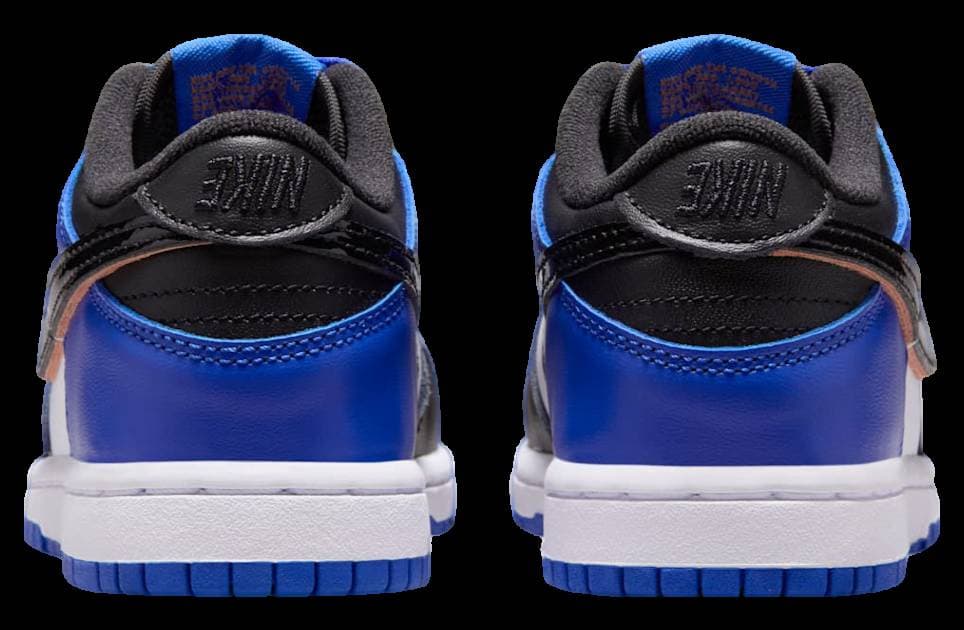 Nike Dunk Low GS Upside Down Swoosh Knicks release photo 5