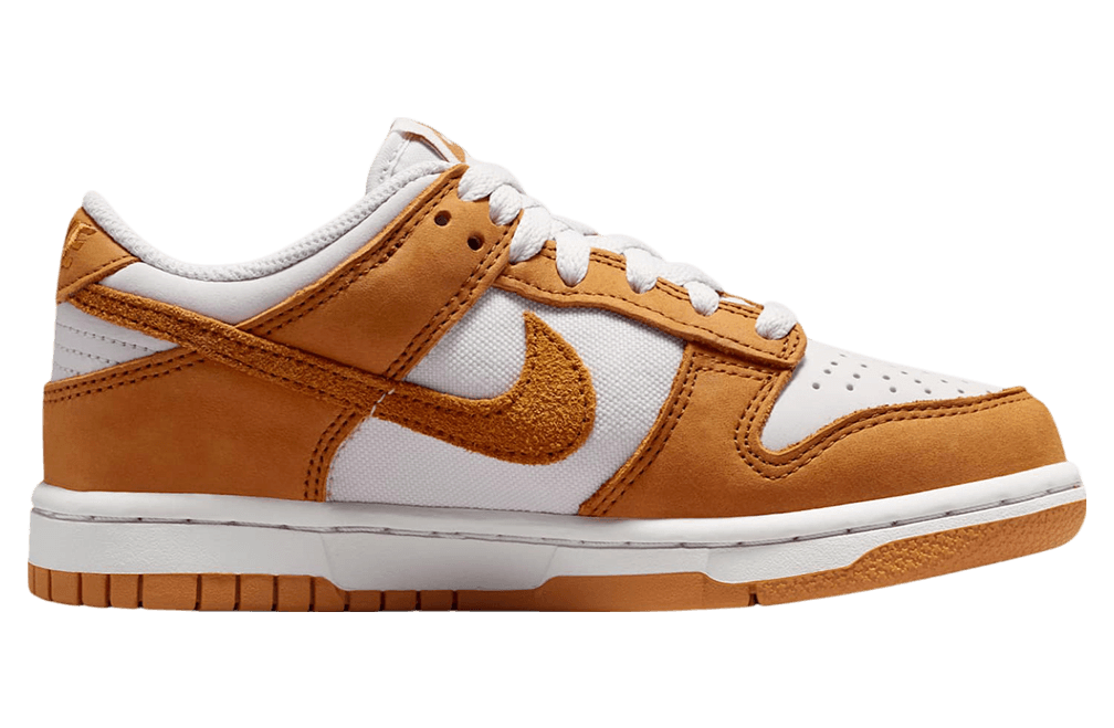 Nike Dunk Low GS Vast Grey / Desert Ochre release photo 2
