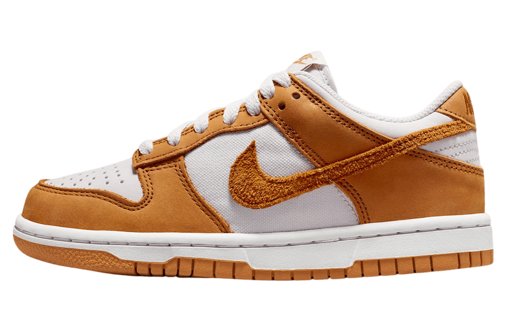 Nike Dunk Low GS Vast Grey / Desert Ochre release photo 1
