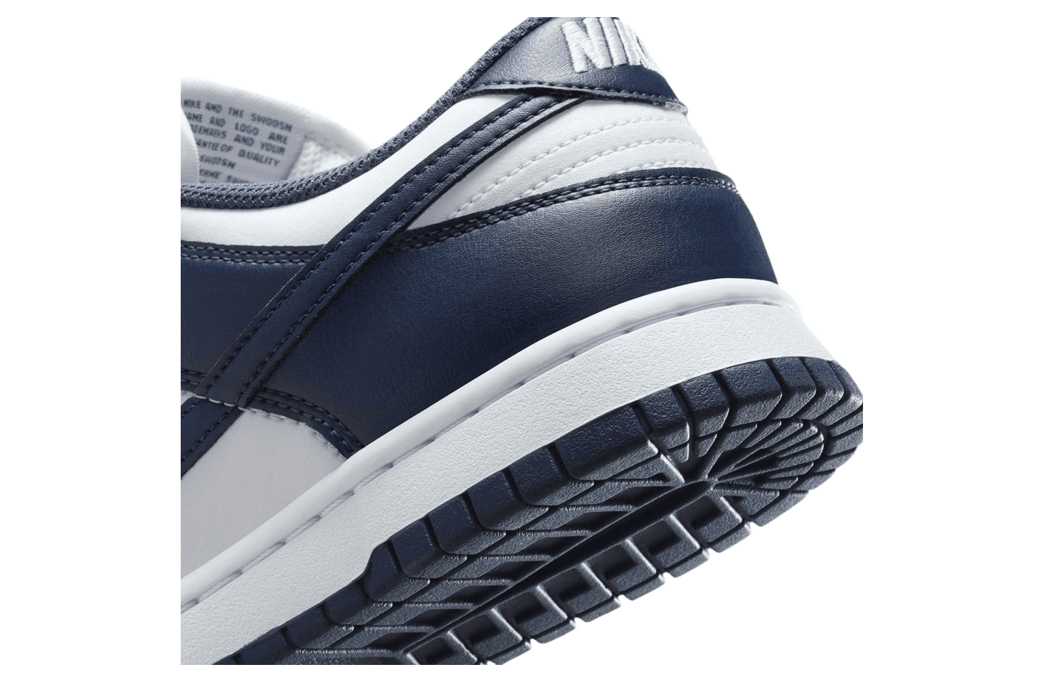 Nike Dunk Low Navy / White release photo 3