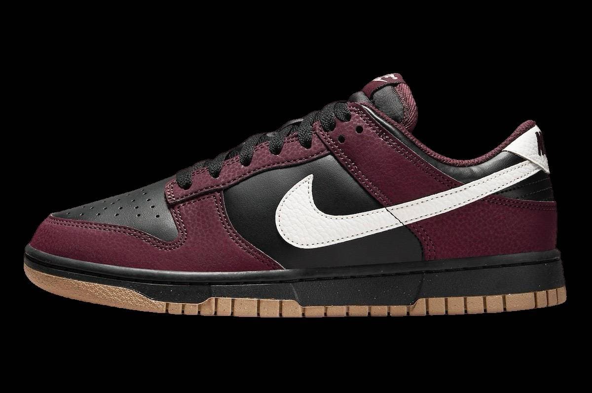 Nike Dunk Low Next Nature Burgundy Crush release photo 1