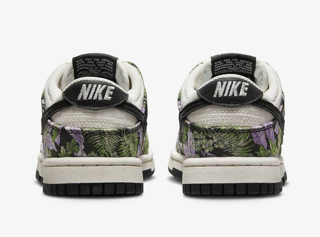 Nike Dunk Low Next Nature WMNS Floral Tapestry release photo 3
