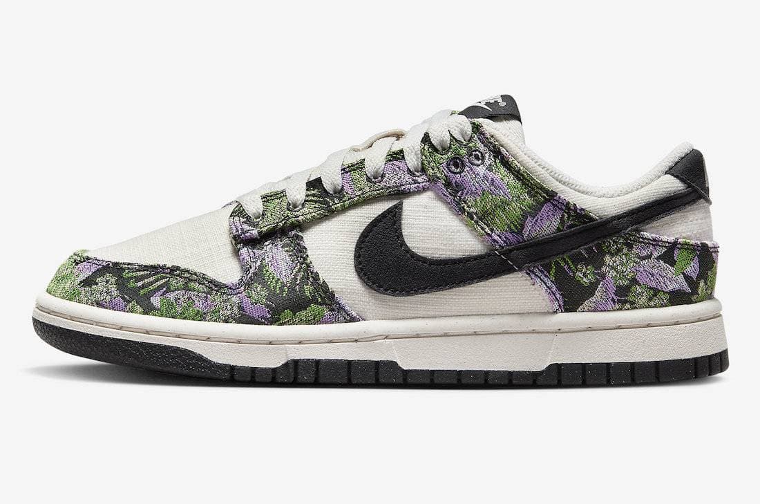 Nike Dunk Low Next Nature WMNS Floral Tapestry release photo 1