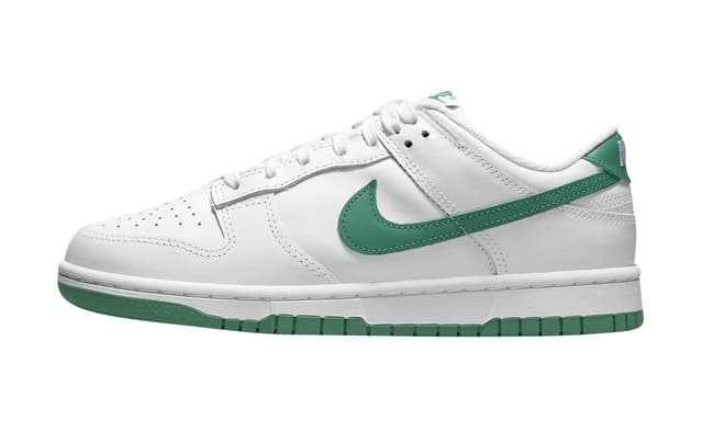 Nike Dunk Low White Green Nike release photo