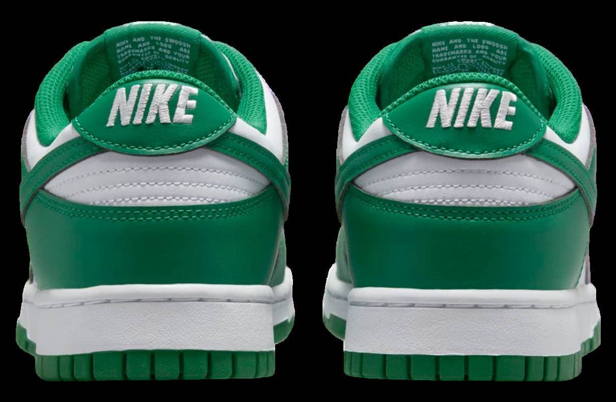 Nike Dunk Low White / Malachite release photo 5