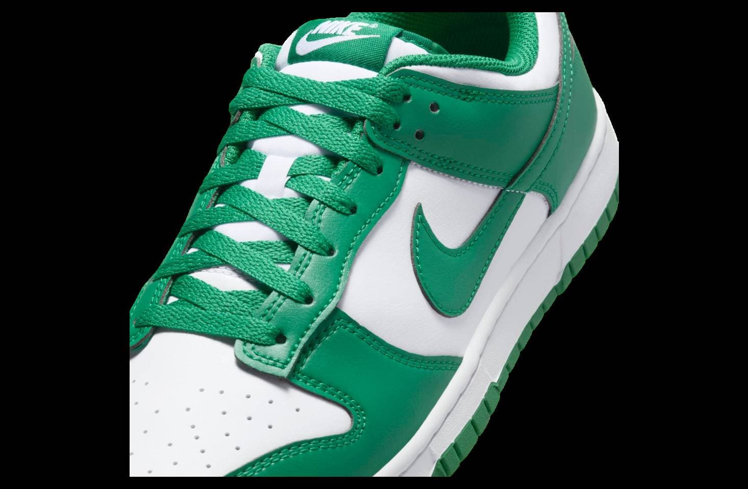 Nike Dunk Low White / Malachite release photo 7