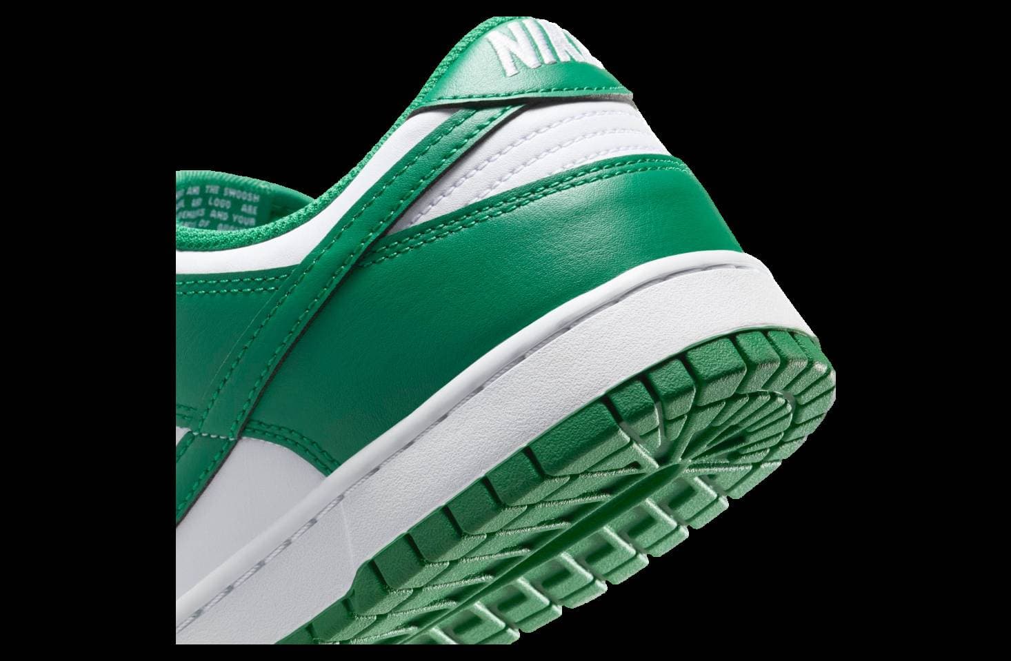 Nike Dunk Low White / Malachite release photo 8