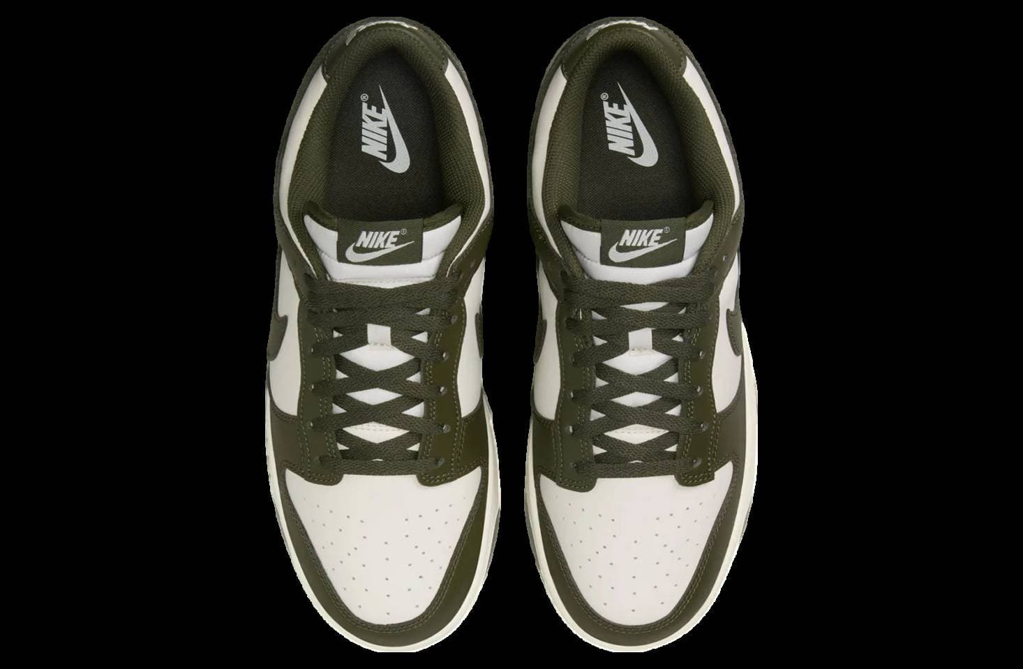 Nike Dunk Low White / Olive release photo 4