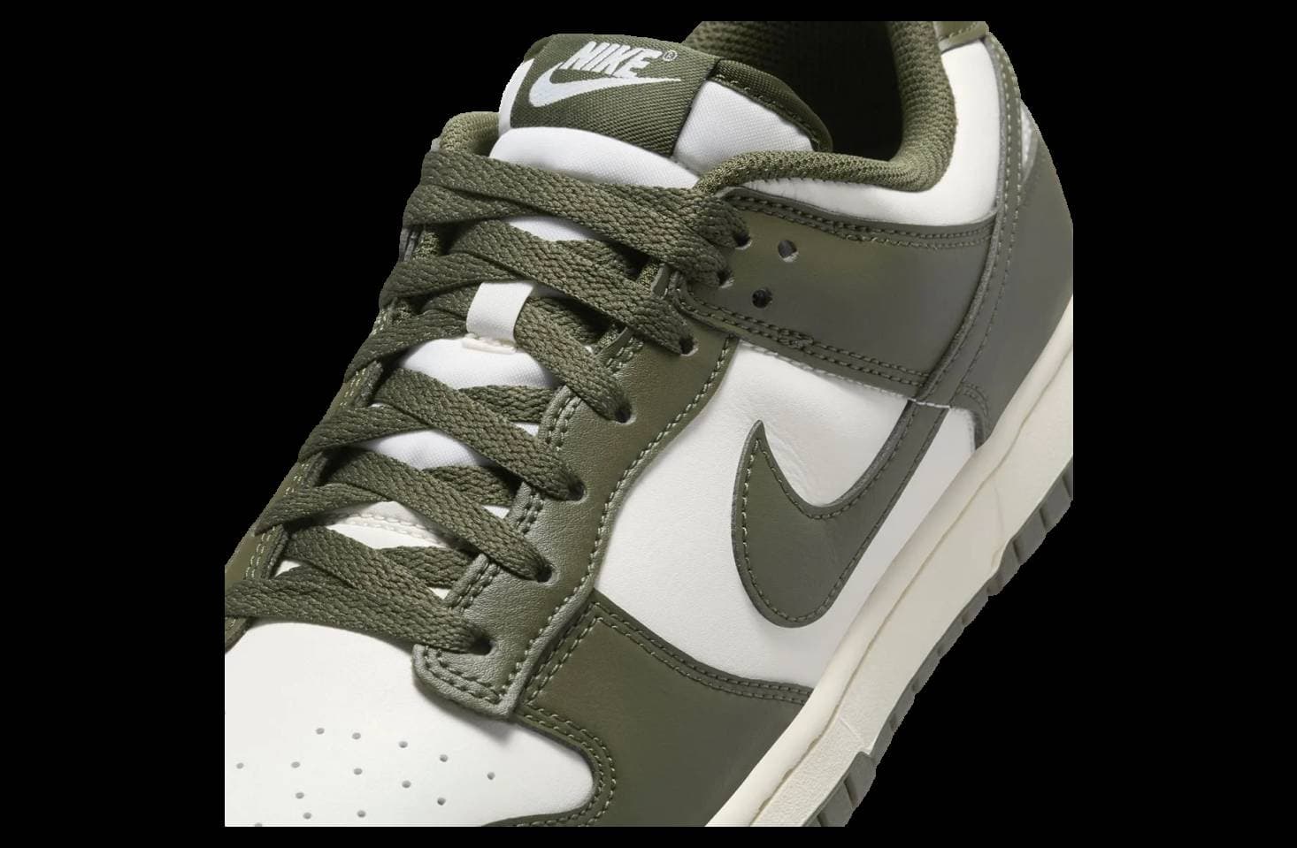 Nike Dunk Low White / Olive release photo 7