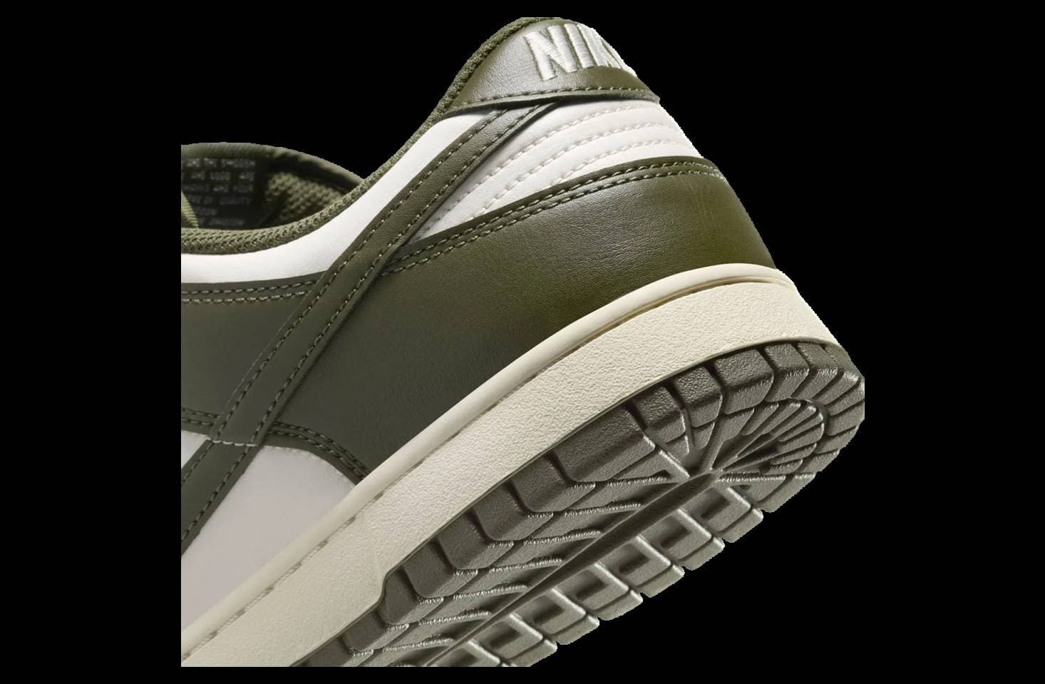 Nike Dunk Low White / Olive release photo 8