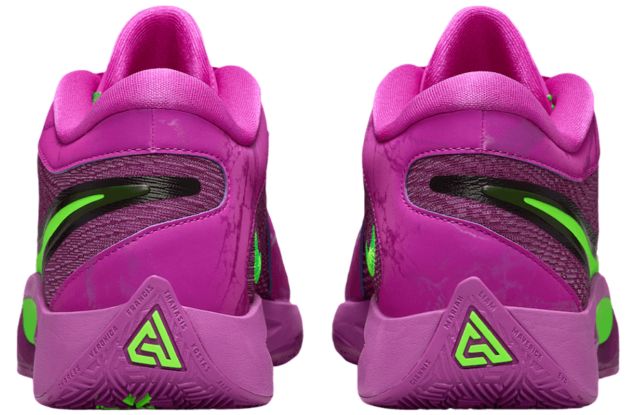Nike Giannis Freak 6 Bold Berry / Electric Green release photo 5