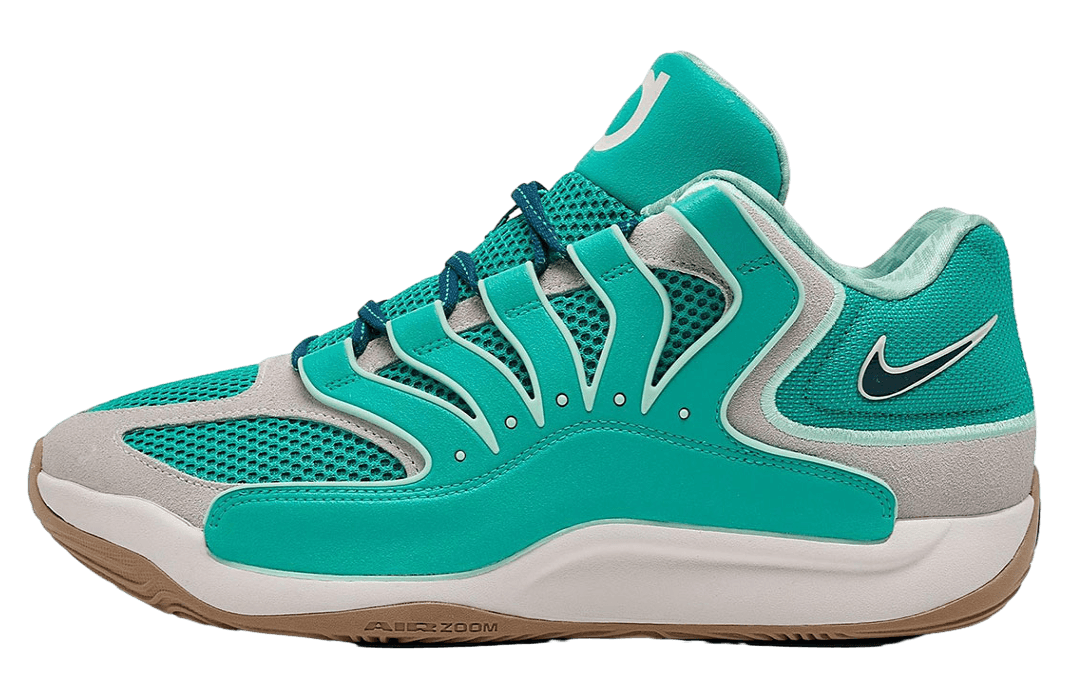 Nike KD 18 Midnight Turquoise / Phantom / Kinetic Green release photo 2