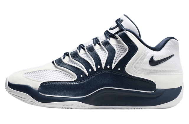 Nike KD 18 TB White / Navy Nike release photo