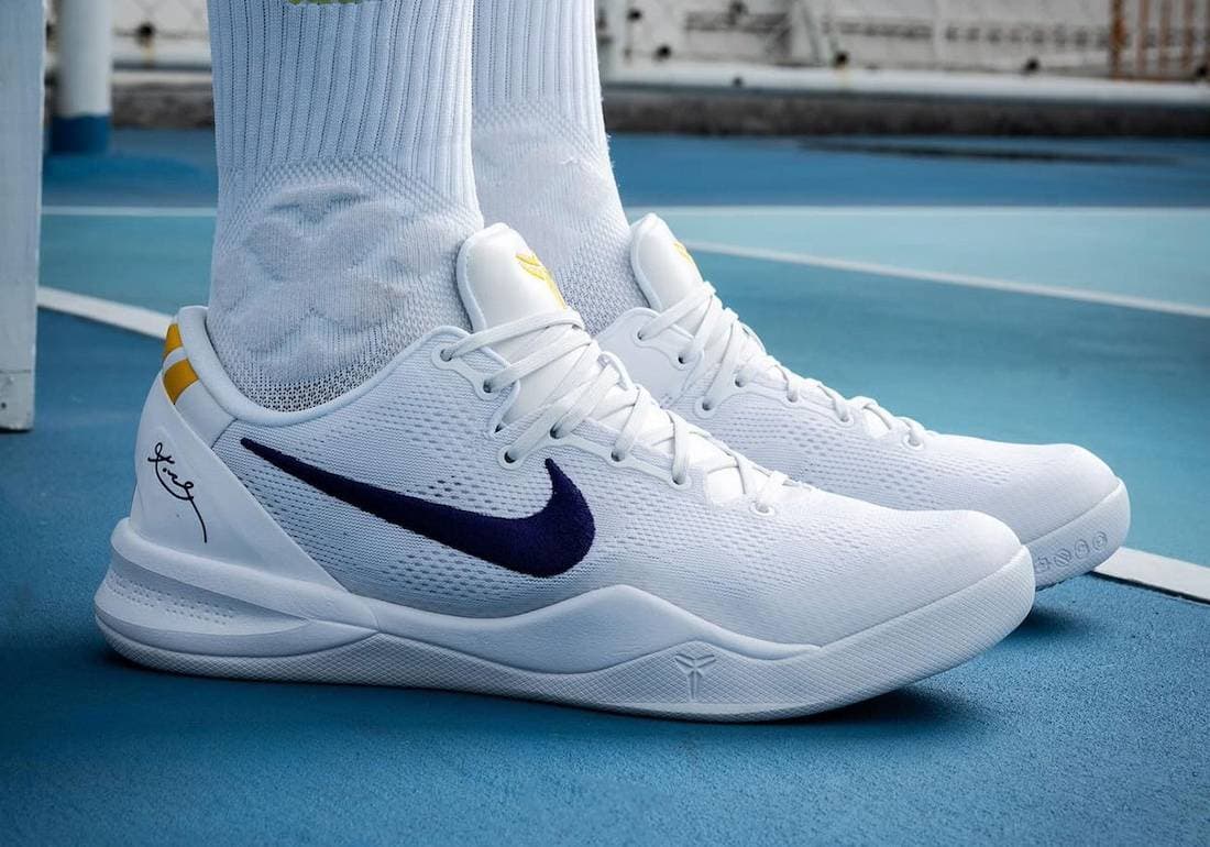 Nike Kobe 8 Protro Lakers Home Nike release photo