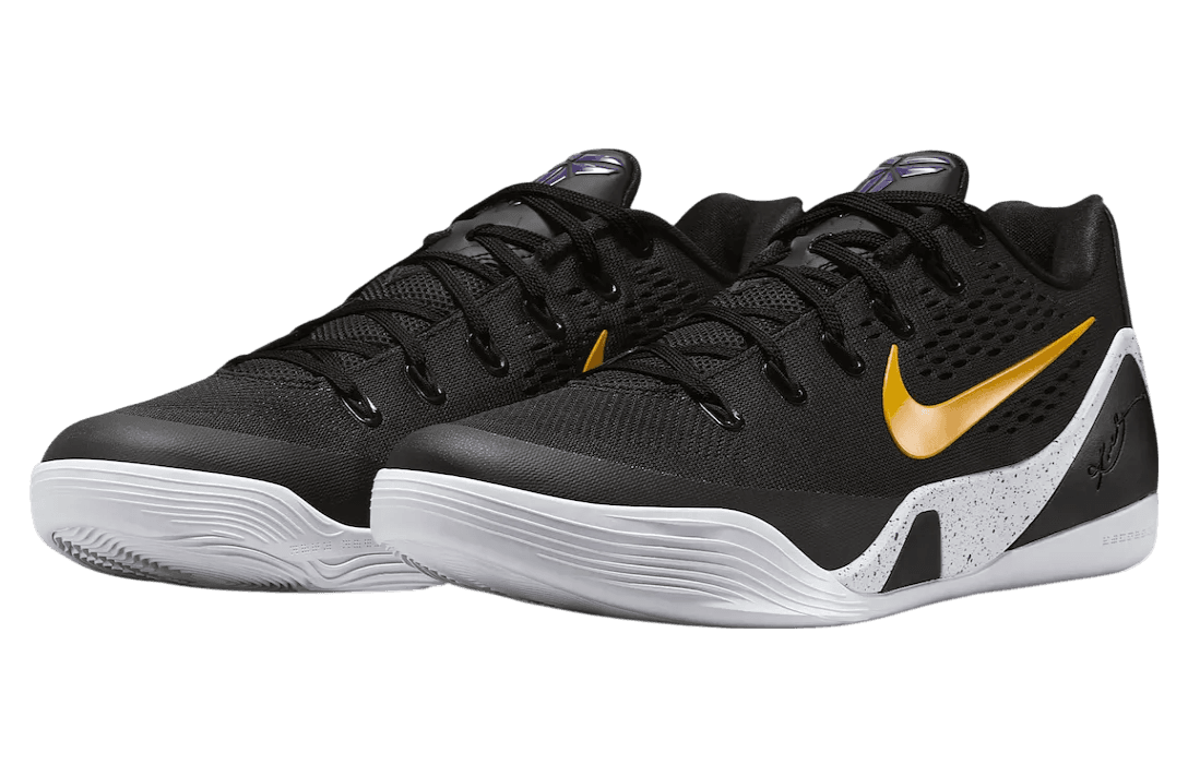 Nike Kobe 9 Elite Low Protro Black / University Gold release photo 2