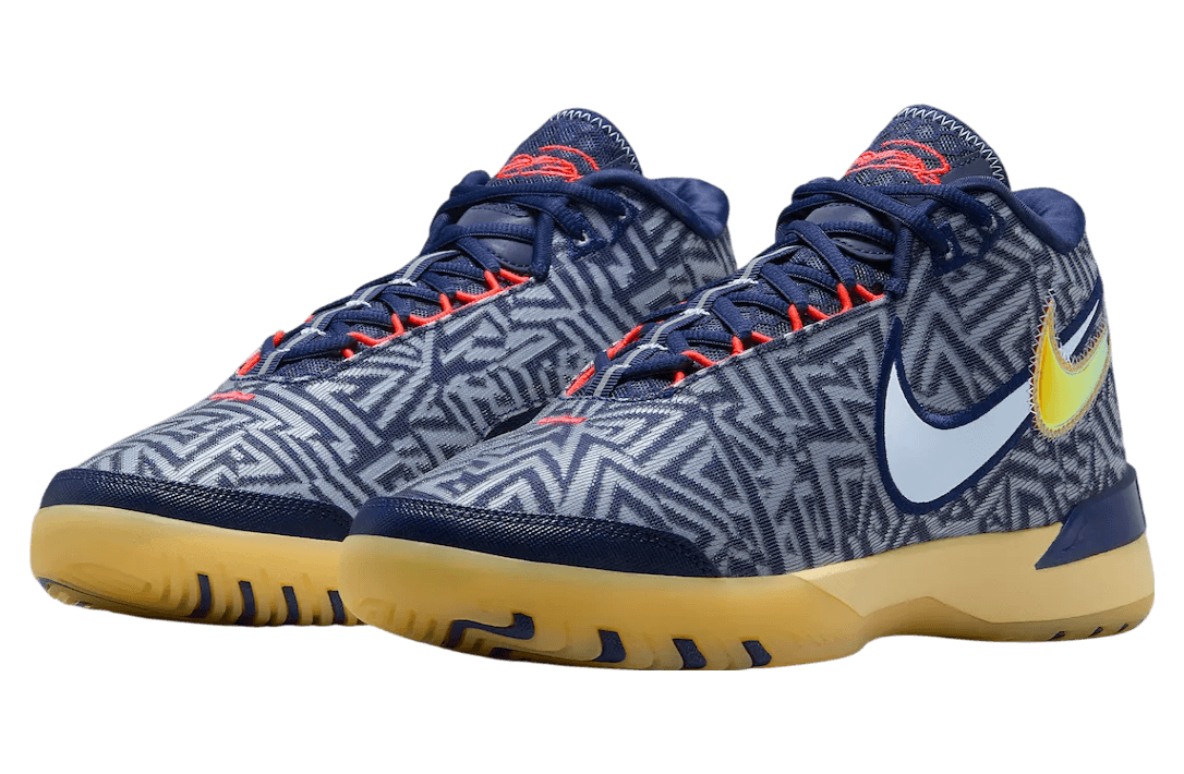 Nike Lebron NXXT Genisus Midnight Navy / Light Armory Blue release photo 2
