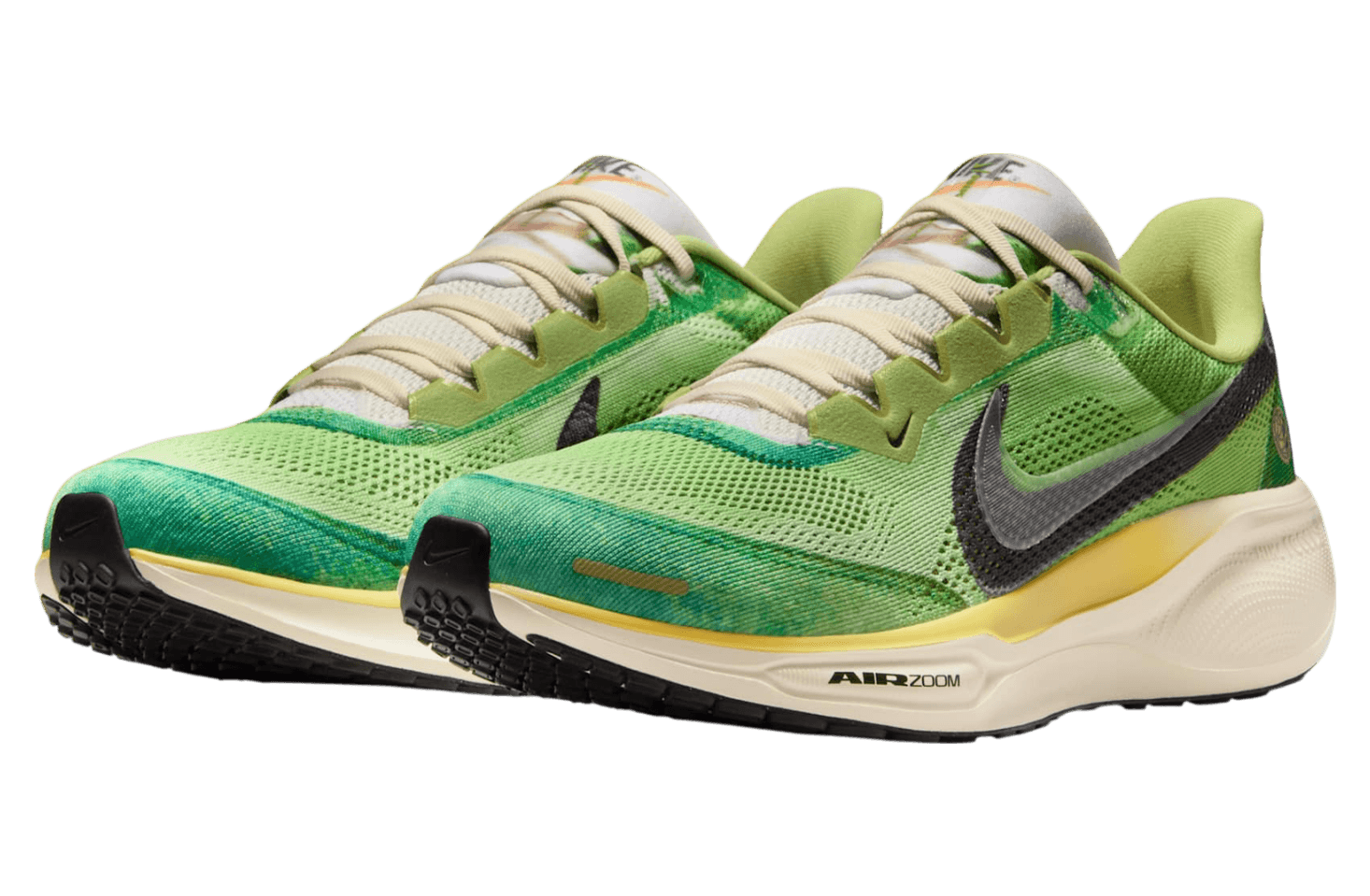 Nike Pegasus 41 Vivid Green / Dark Apple release photo 2