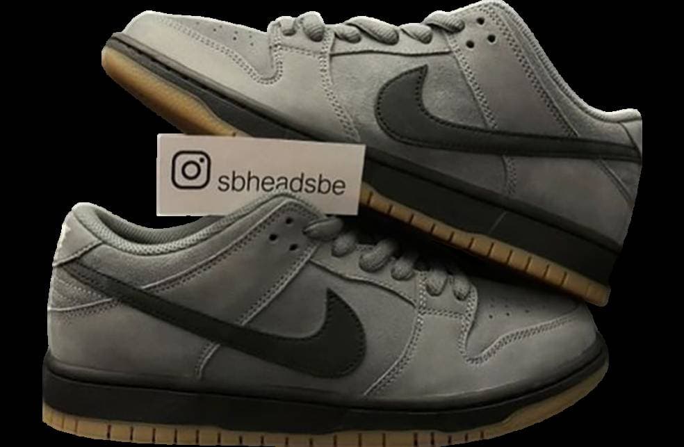 Nike SB Dunk Low Pro Iso Cool Grey Cool Grey / Black release photo 2