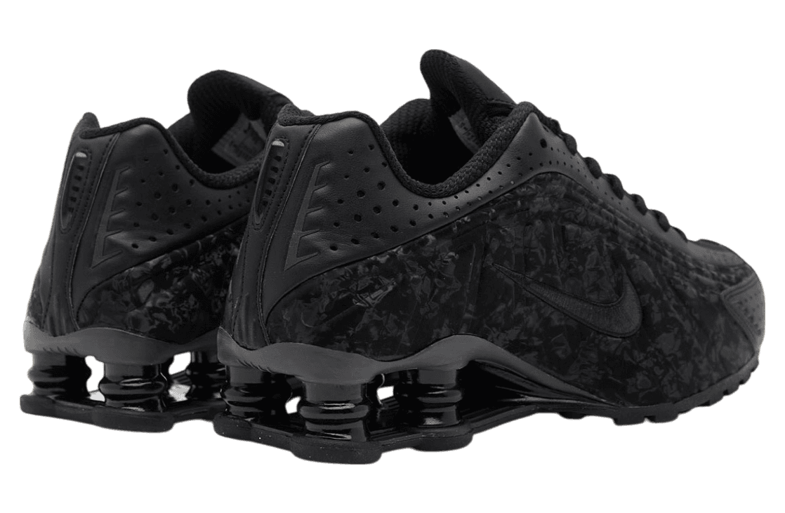 Nike Shox R4 Black Floral WMNS Black / Dark Smoke Grey release photo 4