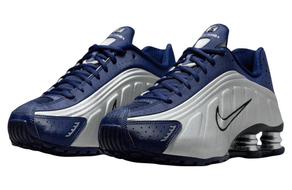 Nike Shox R4 Blue Void Blue Void / Metallic Silver release photo 3
