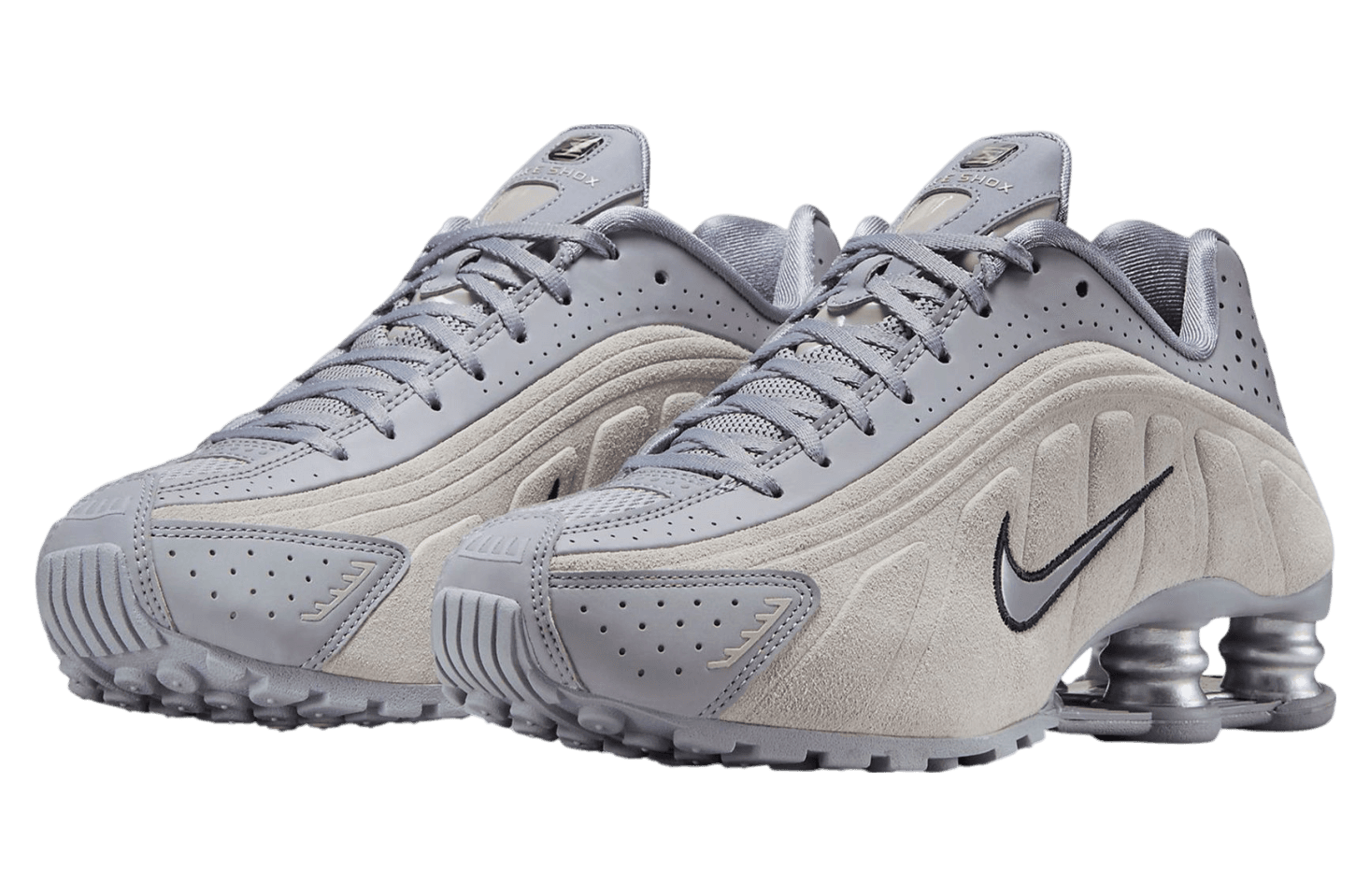 Nike Shox R4 Cement Grey / Blue Tint release photo 2