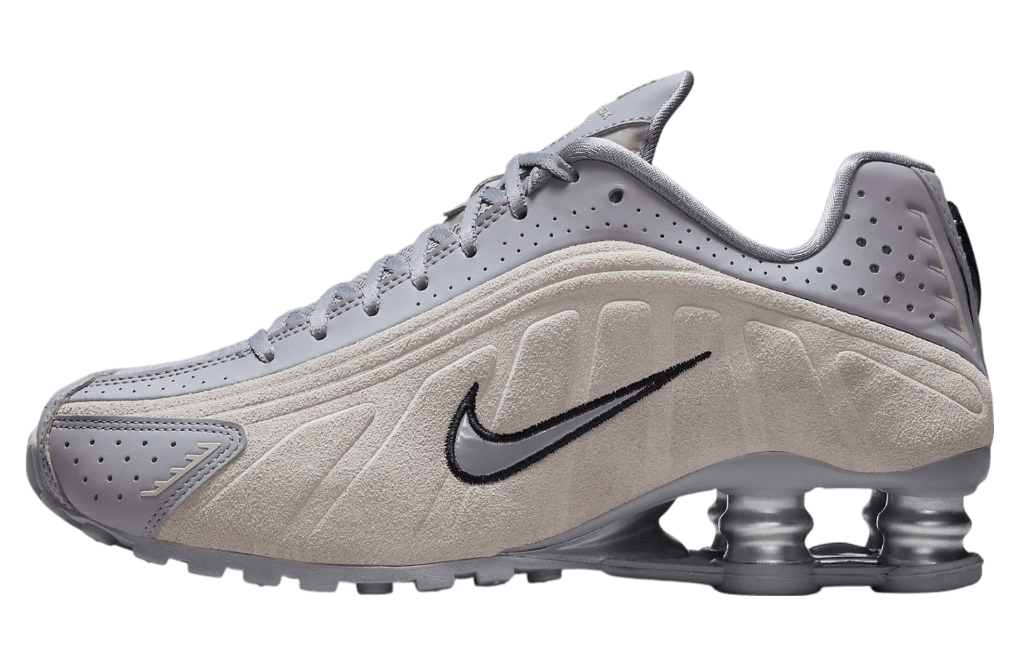 Nike Shox R4 Cement Grey / Blue Tint release photo 1