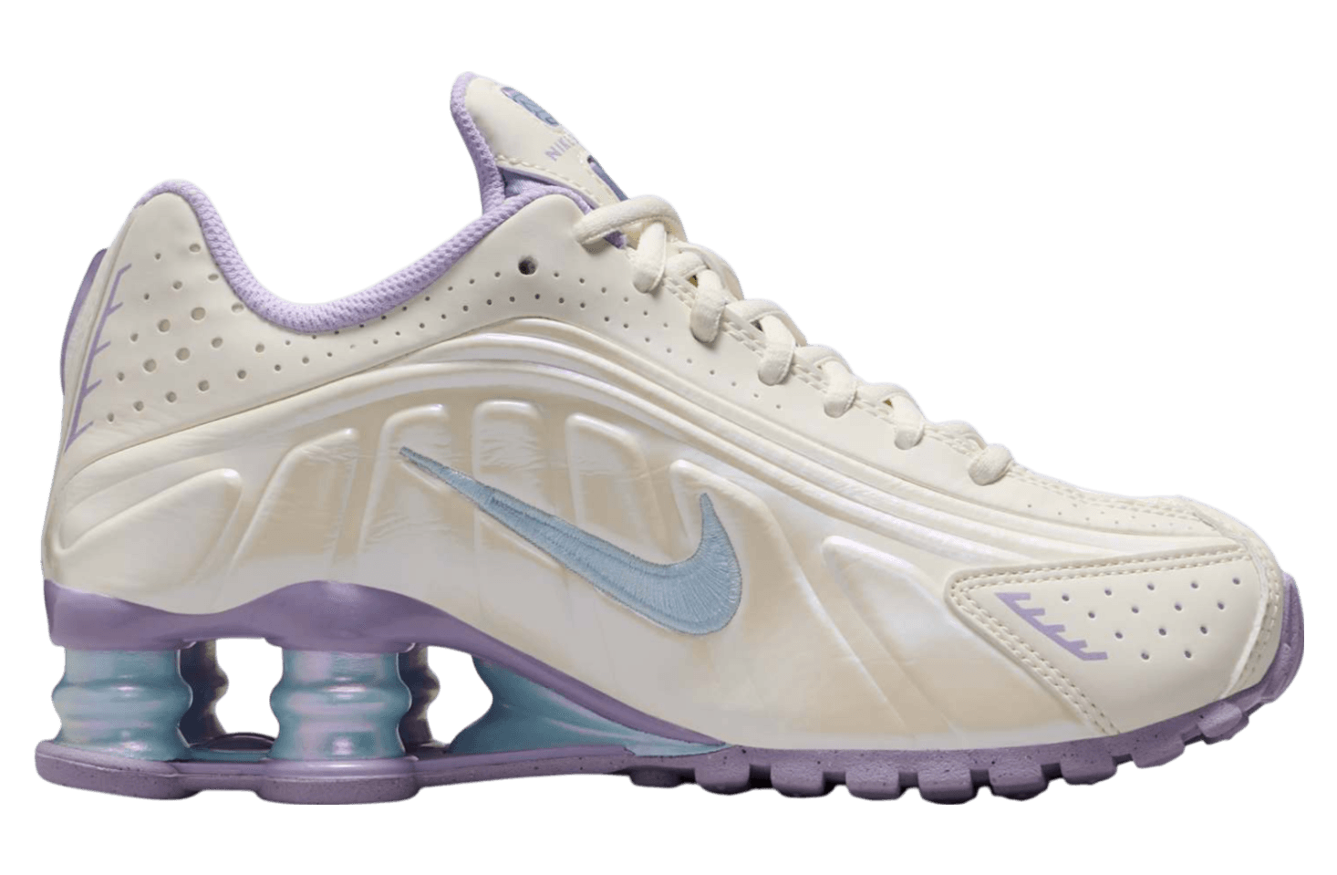 Nike Shox R4 GS Soft Pearl / Hydrangeas release photo 2