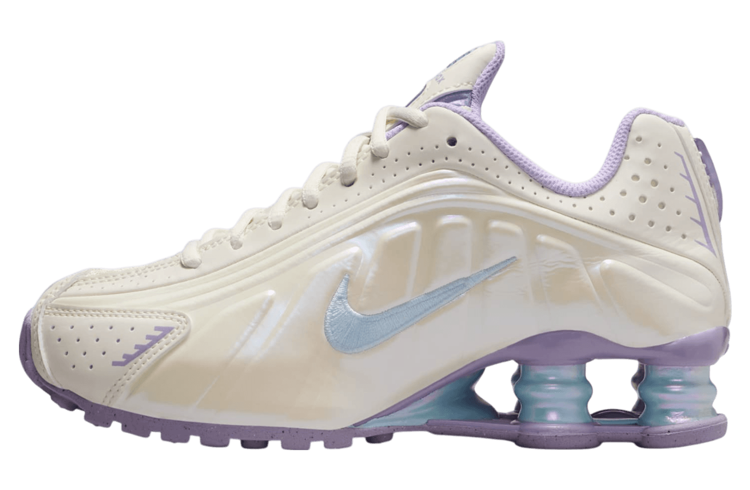 Nike Shox R4 GS Soft Pearl / Hydrangeas release photo 1