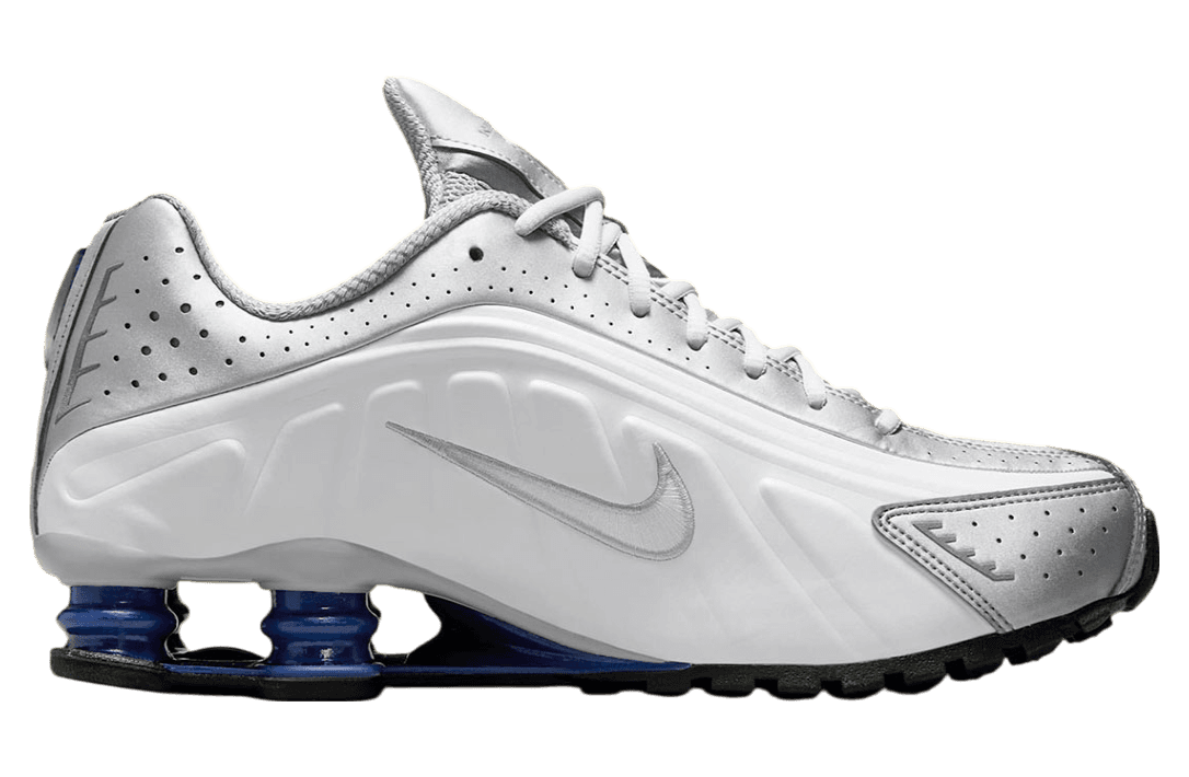 Nike Shox R4 Metallic Silver / Deep Royal Blue release photo 2