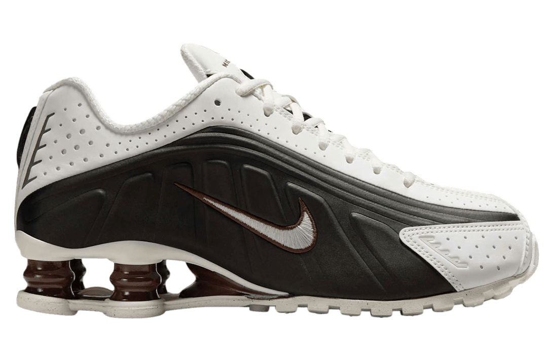 Nike Shox R4 WMNS Sail / Black / Fauna Brown release photo 3