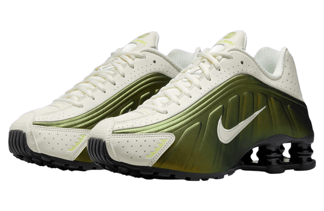 Nike Shox R4 WMNS Volt / Olive release photo 2