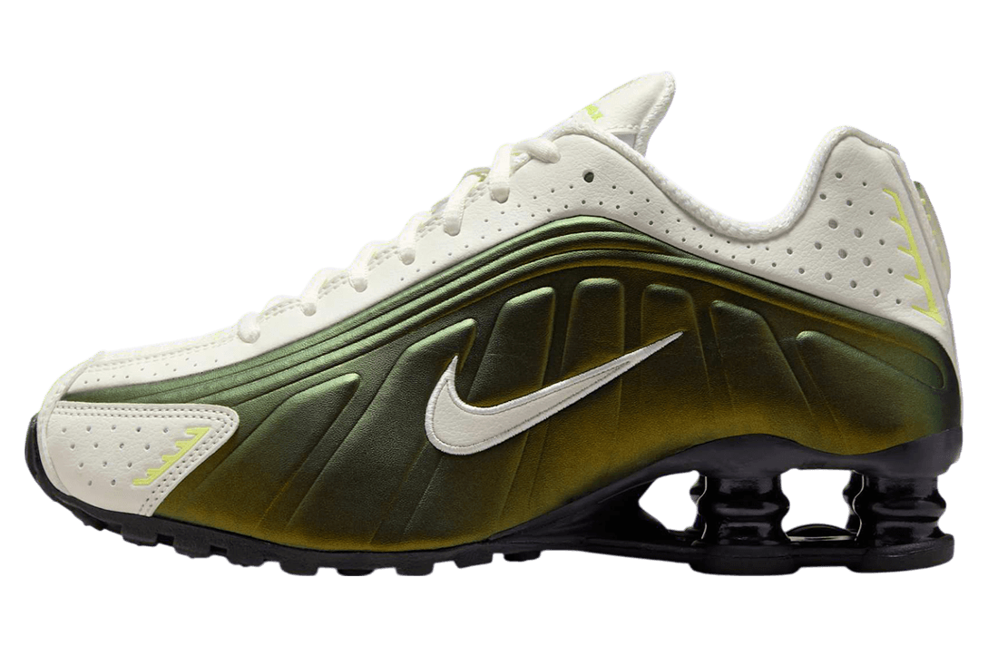 Nike Shox R4 WMNS Volt / Olive release photo 1