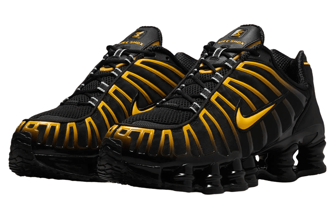 Nike Shox TL Black / University Gold release photo 2