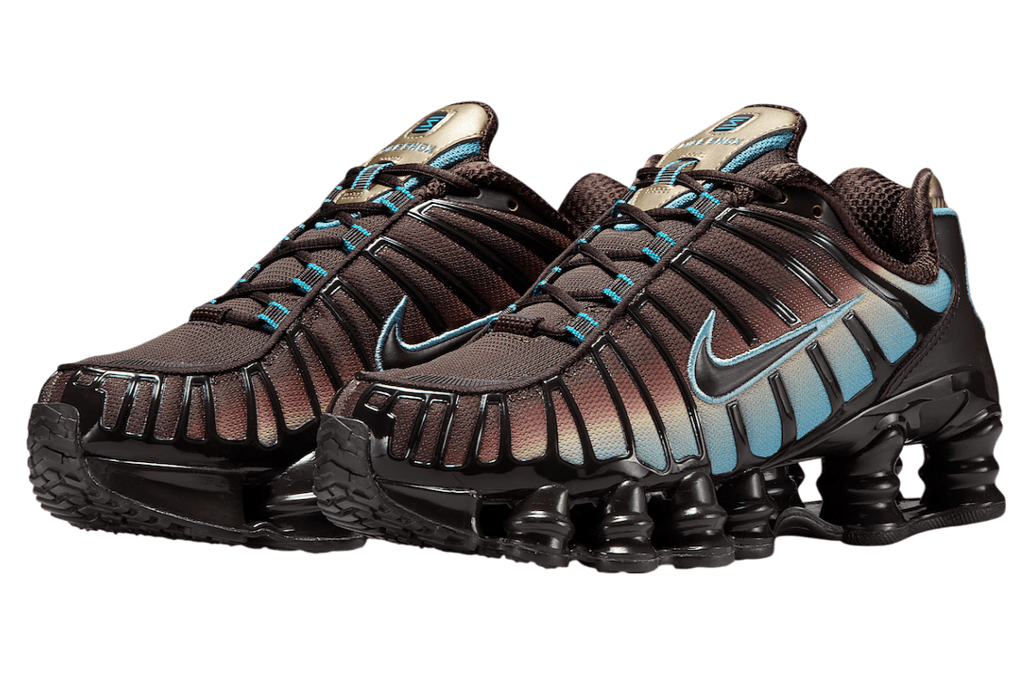 Nike Shox TL Velvet Brown / Desert Khaki release photo 4