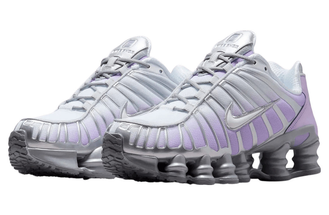 Nike Shox TL WMNS Metallic Silver / Purple Fade release photo 2