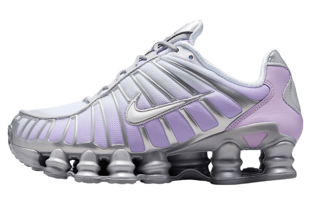 Nike Shox TL WMNS Metallic Silver / Purple Fade Nike release photo