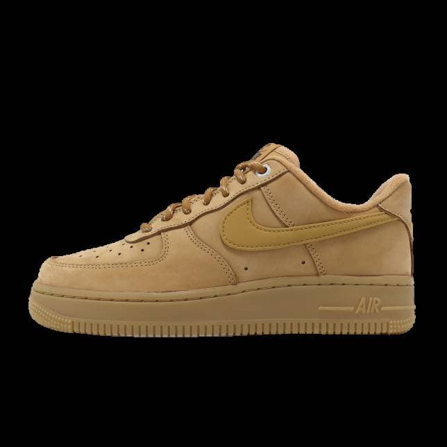 Nike Wmns Air Force 1 07 WB Flax / Wheat Gum Light Brown Nike release photo
