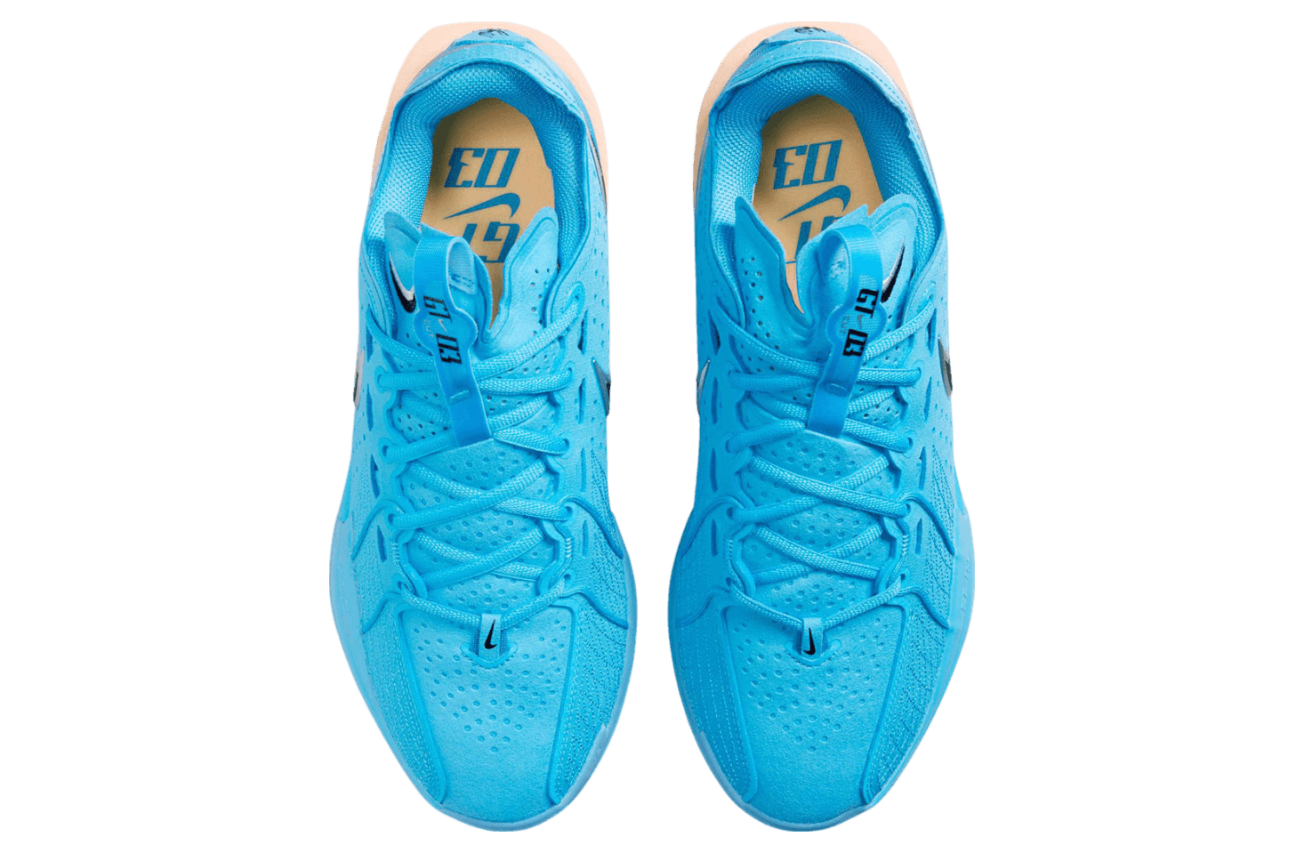 Nike Zoom GT Cut 3 Blue Fury / Tangerine Tint release photo 4