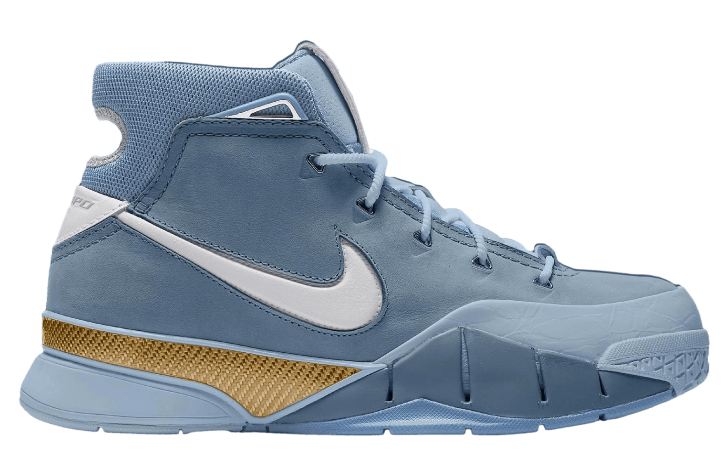 Nike Zoom Kobe 1 Protro Work Blue / Metallic Gold Nike release photo