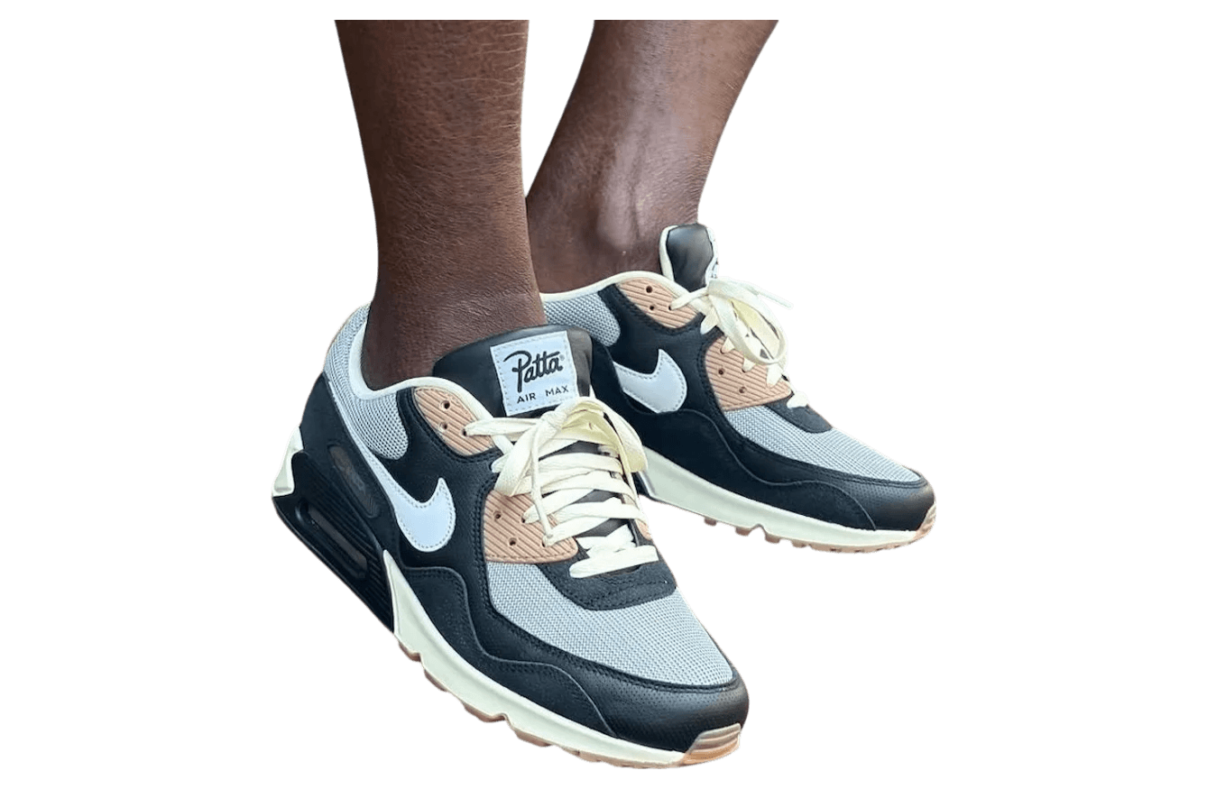 Patta x Nike Air Max 90 Waves Black / Particle Grey release photo 1