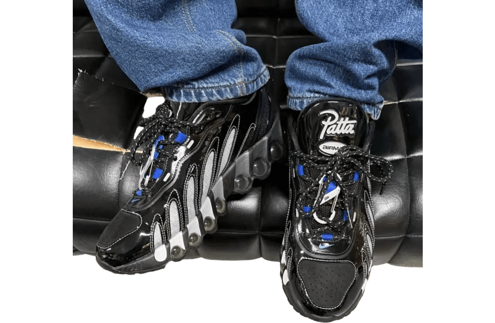 Patta x Nike Air Max DN8 Black / Game Royal release photo 1