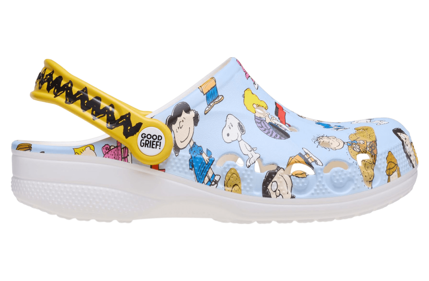 Peanuts x Crocs Classic Clog Good Grief release photo 1