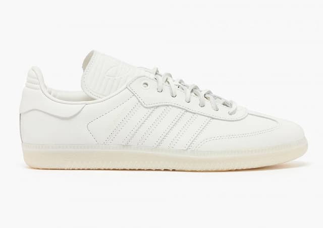 Pharrell x adidas Samba Humanrace Cloud White adidas release photo