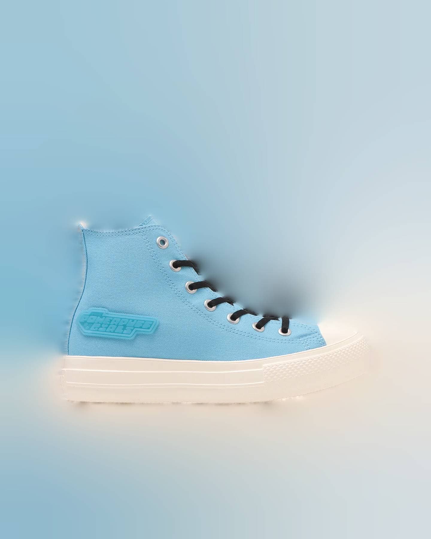 Powerpuff Girls x Converse All Star Light PTLS High Blue release photo