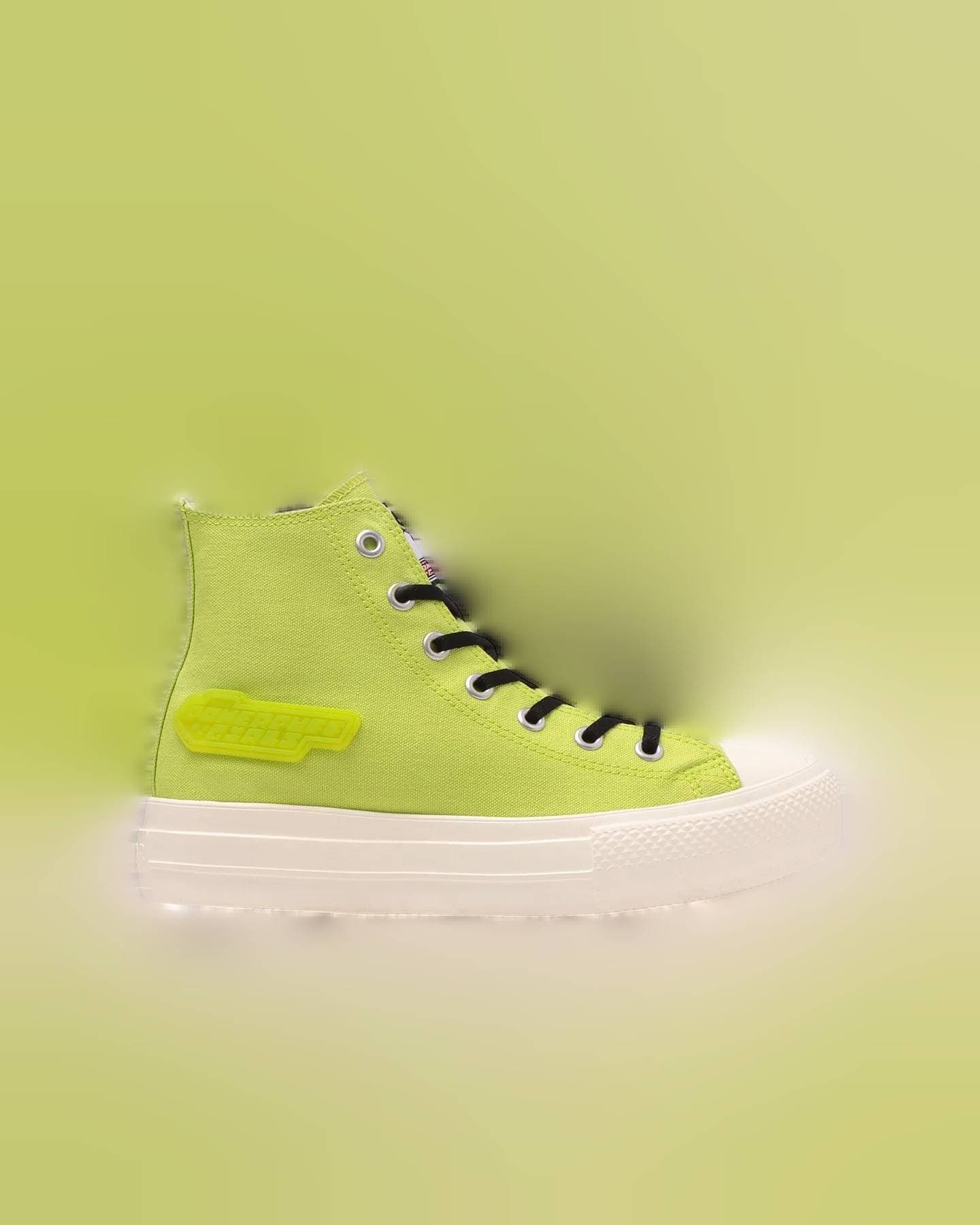 Powerpuff Girls x Converse All Star Light PTLS High Green release photo