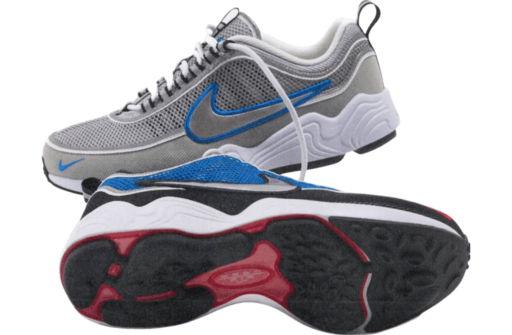 Price: $160 Nike Air Zoom Spiridon Metallic Silver / White Nike release photo
