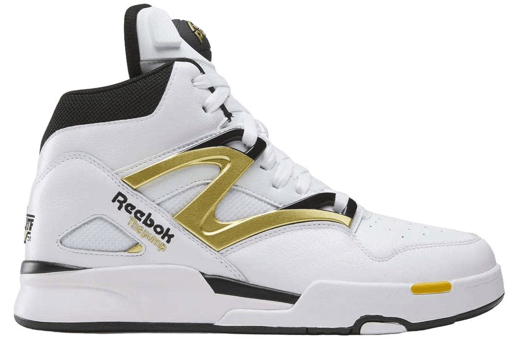 Reebok Pump Omni Zone II White / Metallic Gold release photo
