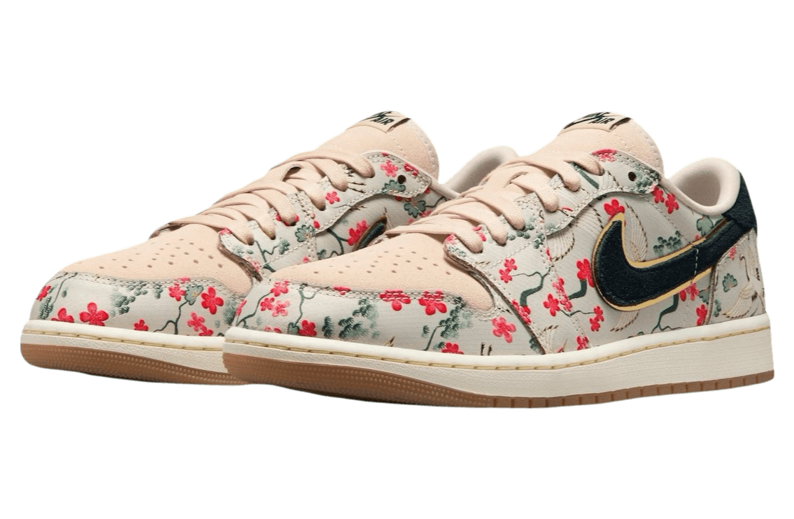 Rui Hachimura x Air Jordan 1 Low OG Cranes release photo 2